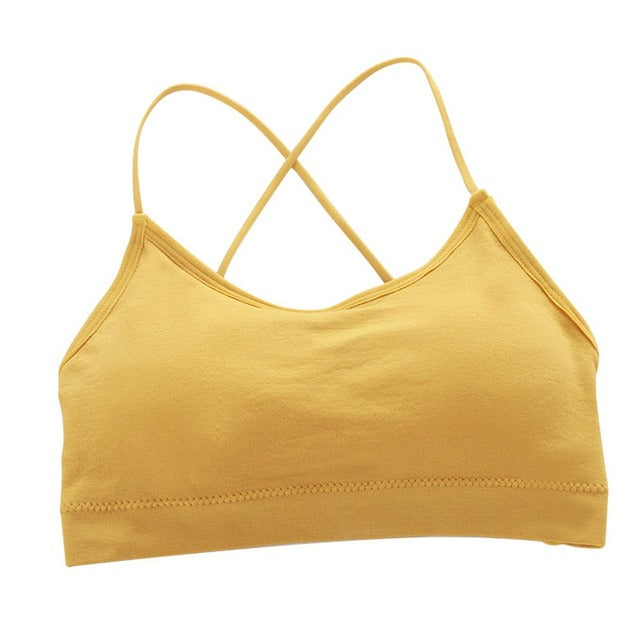 Low Impact Spaghetti Strap Sports Bra