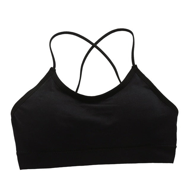 Low Impact Spaghetti Strap Sports Bra