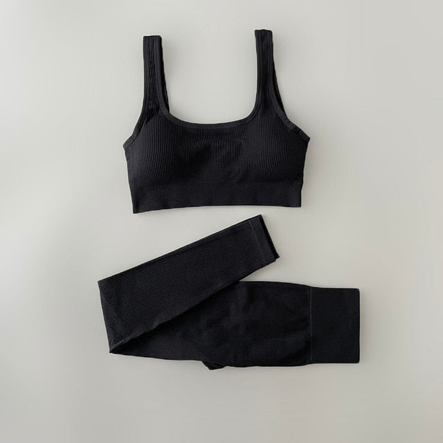 High Waist Yoga Clothing Set