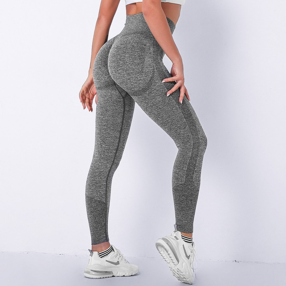 Seamless Push Up High Waist Leggings 7/8