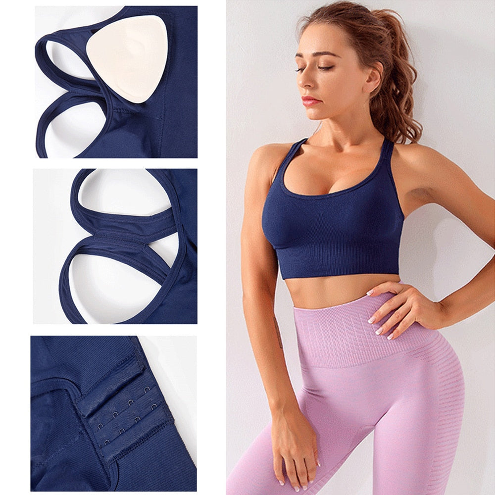 High Impact Sports Seamless Yoga Bra