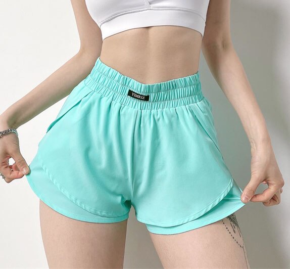 New Sports Short Women Yoga Shorts Fitness Clothes High Waist Sport Gym Shorts Workout  Athletic Leggings