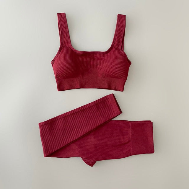 High Waist Yoga Clothing Set