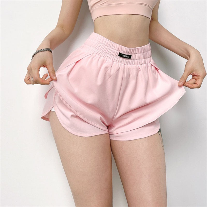 New Sports Short Women Yoga Shorts Fitness Clothes High Waist Sport Gym Shorts Workout  Athletic Leggings